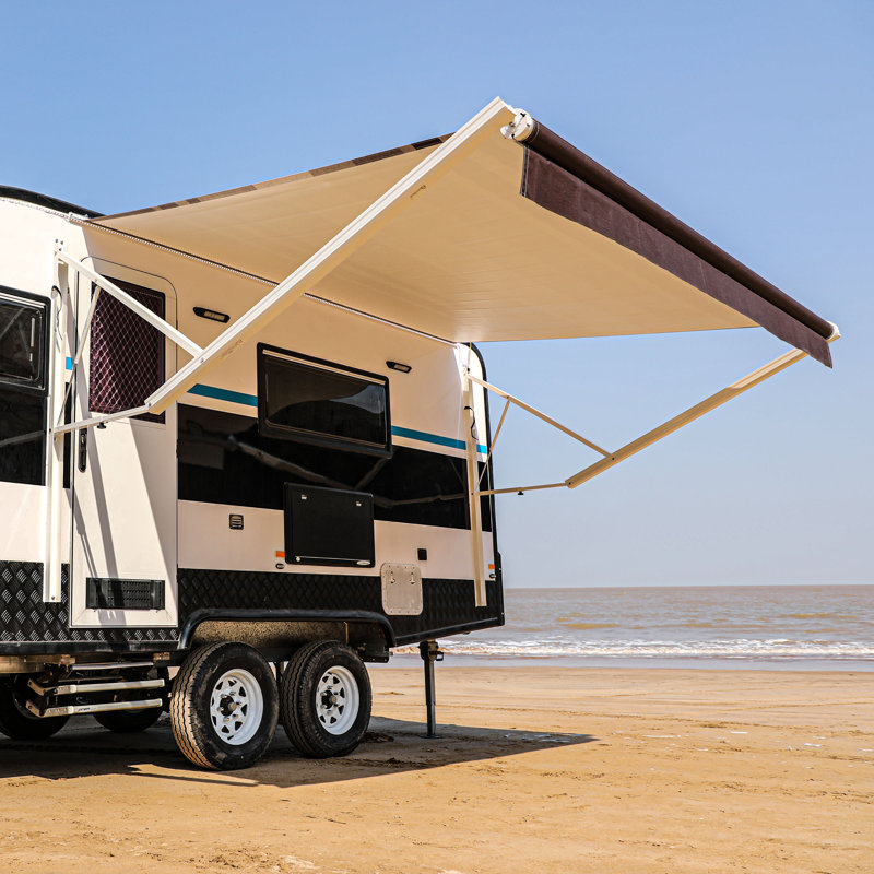 ALEKO® 10'X8' Retractable Motorized RV or Home Patio Canopy Awning